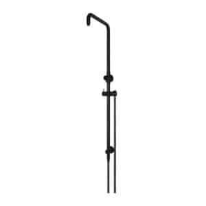 Shower Rail with Hose (Excludes Rose and Handshower) | Meir | Matte Black